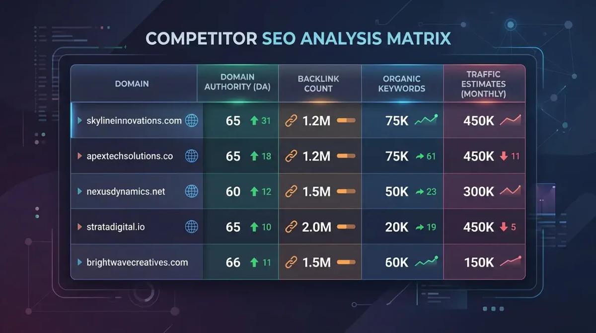 SEO Competitor Analysis Guide: A Comprehensive Strategy to Outrank Your Rivals (2026)