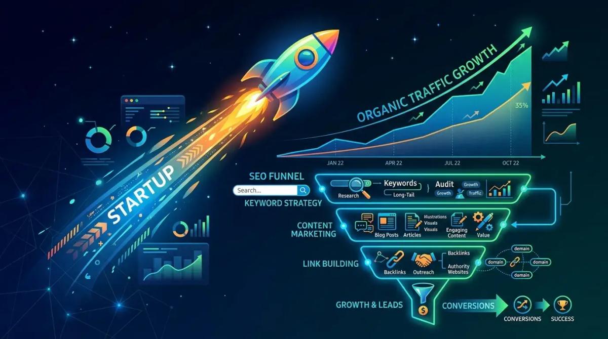 SEO for Startups: The Complete Guide to Organic Growth from Day One (2026)